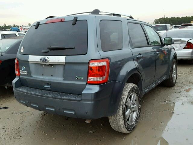 1FMCU0EG7CKC06444 - 2012 FORD ESCAPE LIM BLUE photo 4