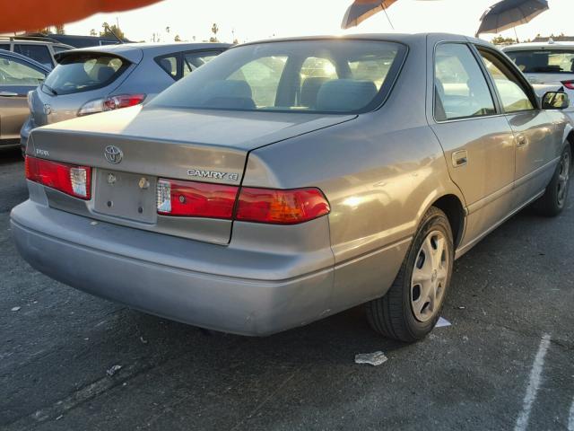 4T1BG22K41U018991 - 2001 TOYOTA CAMRY CE GRAY photo 4