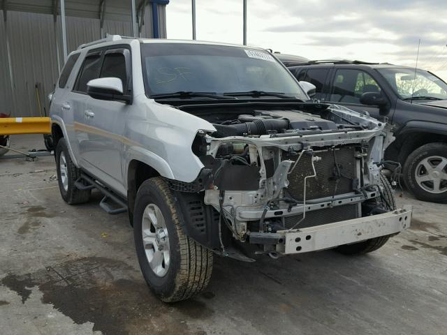 JTEBU5JR8E5180714 - 2014 TOYOTA 4RUNNER SR SILVER photo 1