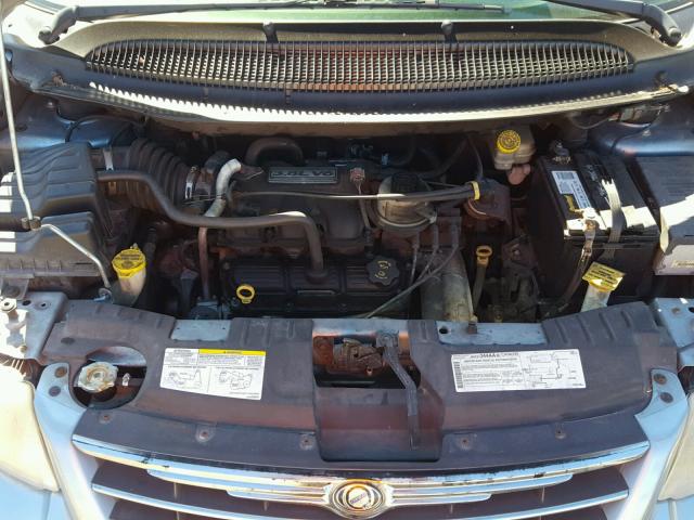 2C4GP54LX5R423838 - 2005 CHRYSLER TOWN & COU BLUE photo 7