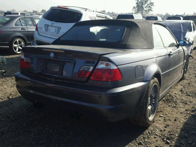 WBSBR93442PK00271 - 2002 BMW M3 GRAY photo 4