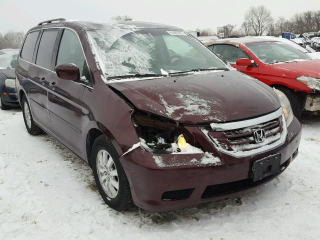 5FNRL386X8B107613 - 2008 HONDA ODYSSEY EX RED photo 1