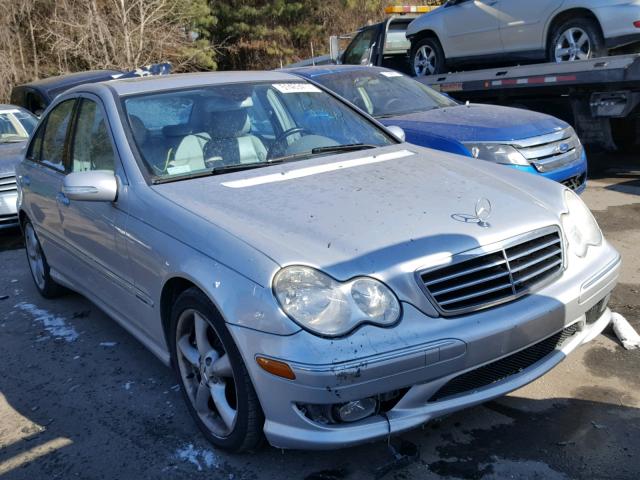 WDBRF52H26A871196 - 2006 MERCEDES-BENZ C GENERATI SILVER photo 1