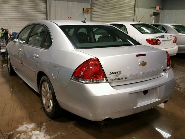 2G1WG5E38D1105233 - 2013 CHEVROLET IMPALA LT SILVER photo 3