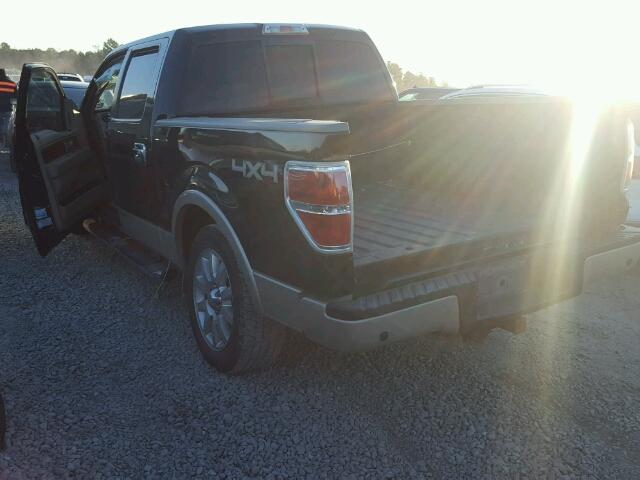 1FTFW1EV3AKA90690 - 2010 FORD F150 SUPER BLACK photo 3