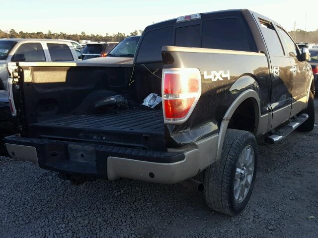 1FTFW1EV3AKA90690 - 2010 FORD F150 SUPER BLACK photo 4