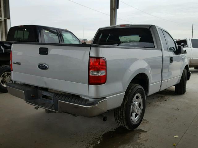 1FTRF12W04NC71050 - 2004 FORD F150 SILVER photo 4