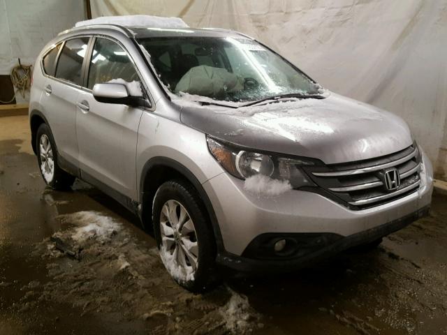 2HKRM4H78DH671882 - 2013 HONDA CR-V EXL SILVER photo 1