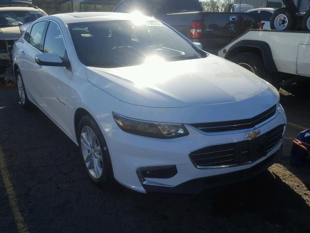 1G1ZD5ST4JF128636 - 2018 CHEVROLET MALIBU LT WHITE photo 1