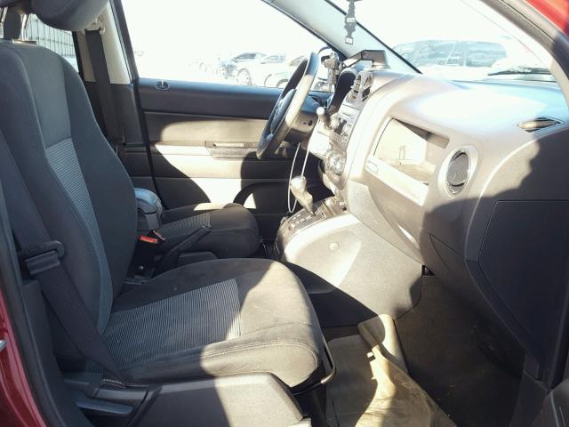 1C4NJDBB4ED880452 - 2014 JEEP COMPASS SP წითელი ფოტო 5