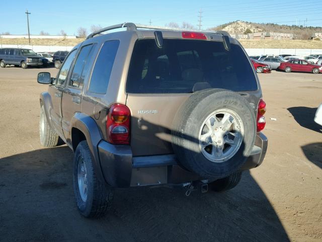 1J4GL58K62W155168 - 2002 JEEP LIBERTY LI BROWN photo 3