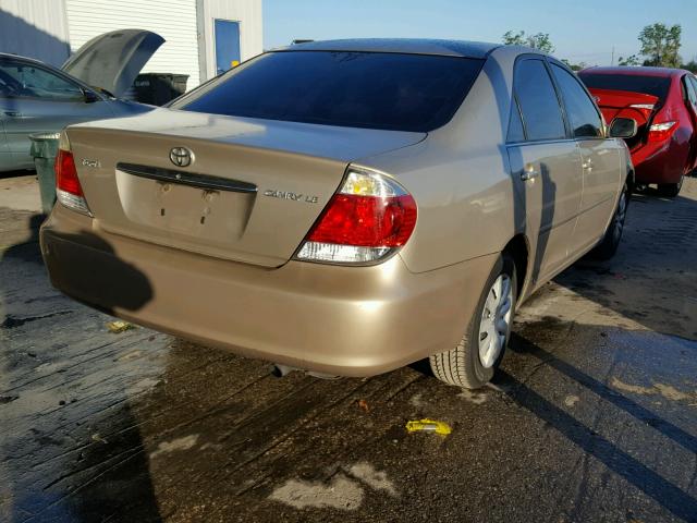 4T1BE32K26U118459 - 2006 TOYOTA CAMRY LE ოქროსფერი ფოტო 4