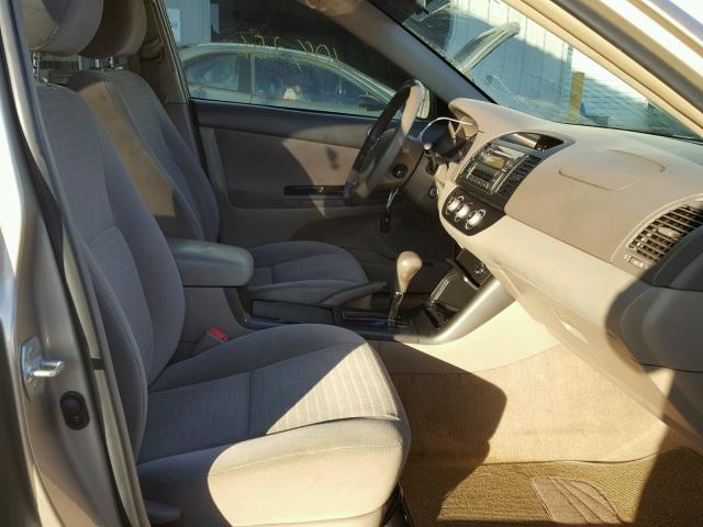 4T1BE32K26U118459 - 2006 TOYOTA CAMRY LE ოქროსფერი ფოტო 5