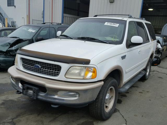 1FMFU18L9VLC31354 - 1997 FORD EXPEDITION WHITE photo 2