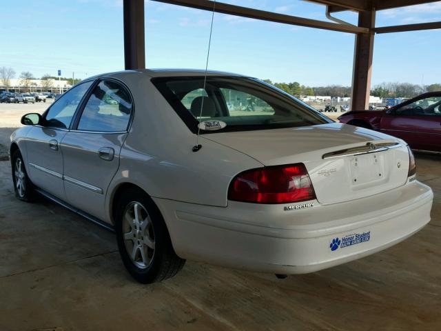 1MEFM50U72G621694 - 2002 MERCURY SABLE GS WHITE photo 3