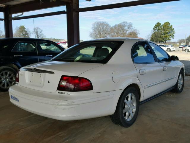 1MEFM50U72G621694 - 2002 MERCURY SABLE GS WHITE photo 4