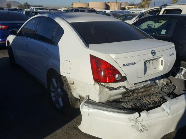 1N4BA41E24C852092 - 2004 NISSAN MAXIMA SE WHITE photo 3