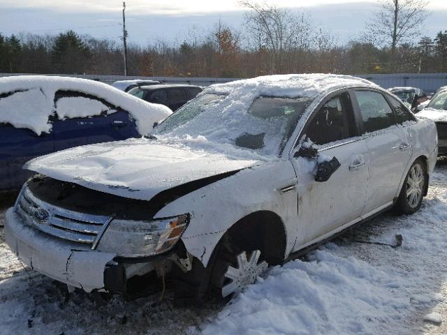 1FAHP28W08G175893 - 2008 FORD TAURUS LIM WHITE photo 2