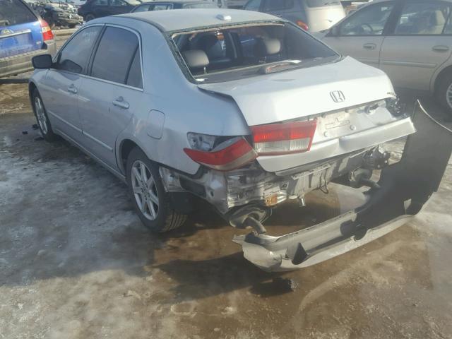 1HGCM66554A059649 - 2004 HONDA ACCORD EX SILVER photo 3