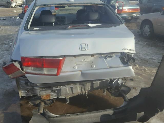 1HGCM66554A059649 - 2004 HONDA ACCORD EX SILVER photo 9