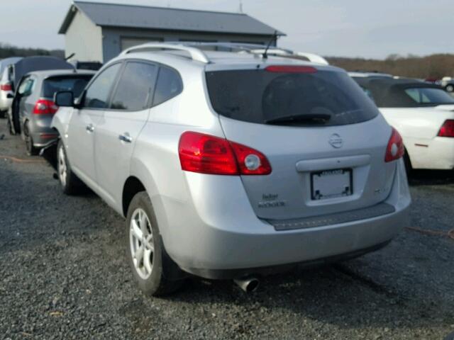 JN8AS5MV5AW601747 - 2010 NISSAN ROGUE S SILVER photo 3