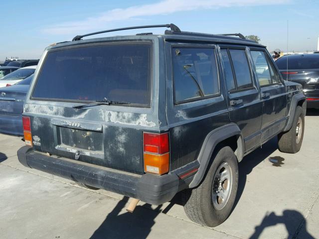 1J4FJ68SXRL189259 - 1994 JEEP CHEROKEE S GREEN photo 4