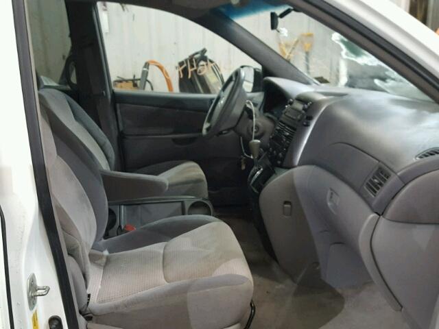 5TDZK23CX8S173293 - 2008 TOYOTA SIENNA CE WHITE photo 5