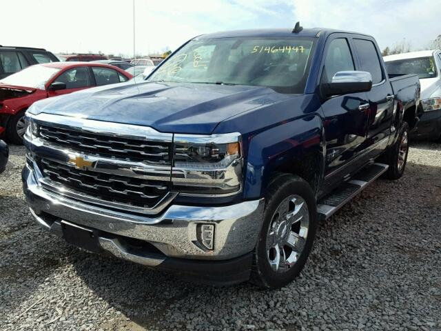 3GCPCSEC4GG326491 - 2016 CHEVROLET SILVERADO BLUE photo 2