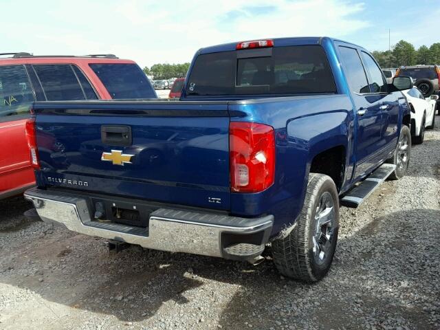 3GCPCSEC4GG326491 - 2016 CHEVROLET SILVERADO BLUE photo 4