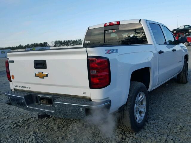 3GCUKREC5EG206355 - 2014 CHEVROLET SILVERADO WHITE photo 4