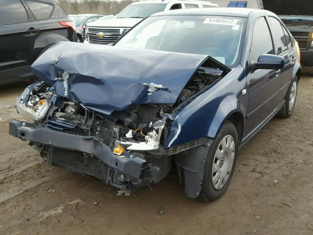 3VWRK69MX3M143448 - 2003 VOLKSWAGEN JETTA GL BLUE photo 2