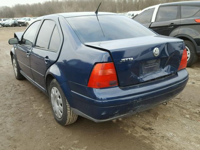 3VWRK69MX3M143448 - 2003 VOLKSWAGEN JETTA GL BLUE photo 3