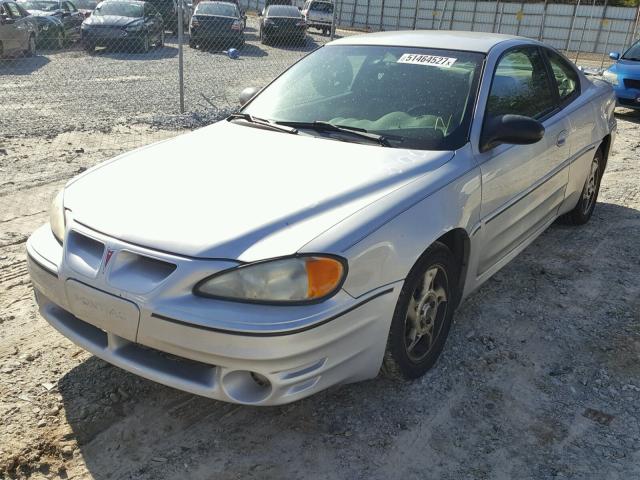 1G2NW12E84C149154 - 2004 PONTIAC GRAND AM G SILVER photo 2