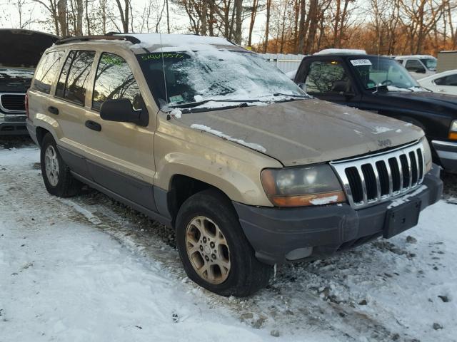 1J4GW48S01C711184 - 2001 JEEP GRAND CHER TAN photo 1