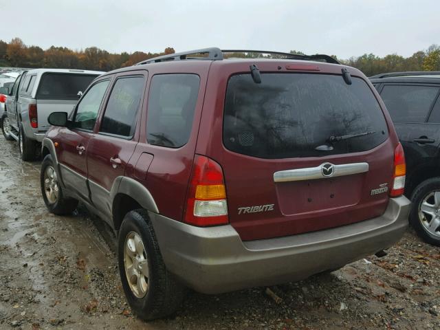 4F2CZ96113KM30197 - 2003 MAZDA TRIBUTE ES BURGUNDY photo 3