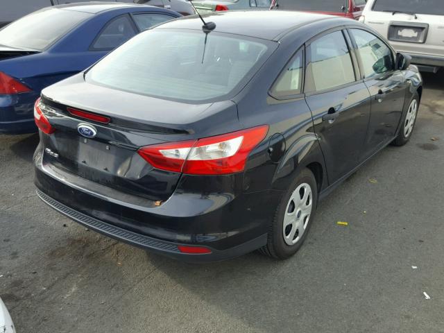 1FADP3E24EL391402 - 2014 FORD FOCUS S BLACK photo 4