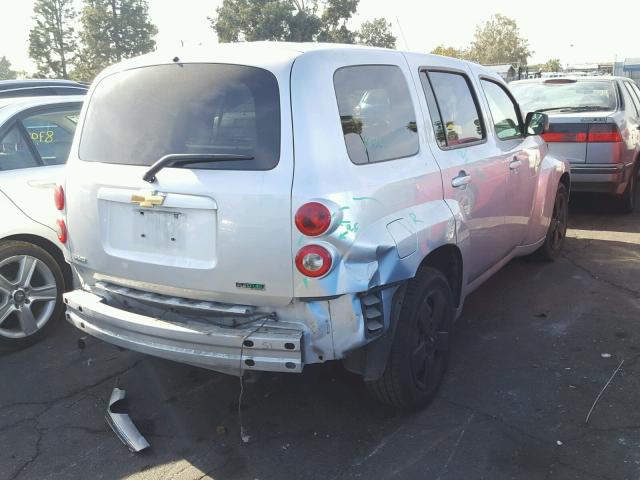 3GNBAADBXAS587476 - 2010 CHEVROLET HHR LS SILVER photo 4
