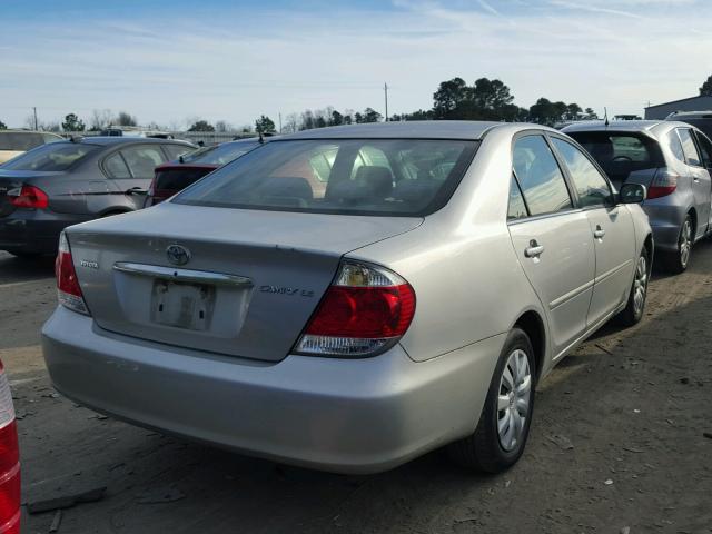 4T1BE32K75U503627 - 2005 TOYOTA CAMRY LE SILVER photo 4