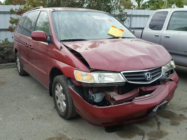 5FNRL18684B115126 - 2004 HONDA ODYSSEY EX RED photo 1