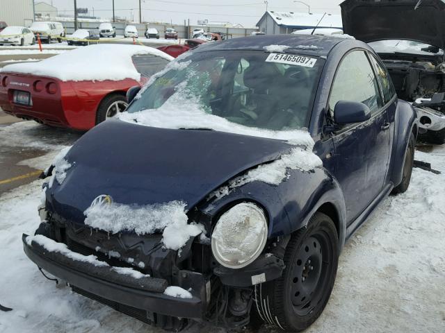3VWCA21C1XM433488 - 1999 VOLKSWAGEN NEW BEETLE 蓝色 照片 2