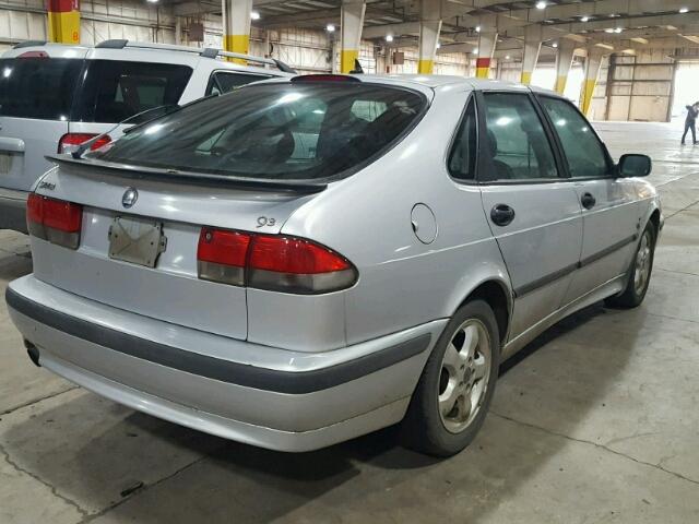 YS3DF58K812046239 - 2001 SAAB 9-3 SE SILVER photo 4