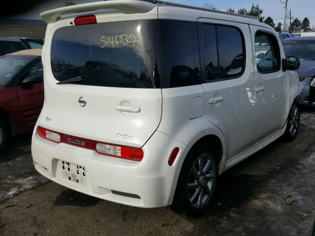 JN8AZ28R29T104448 - 2009 NISSAN CUBE BASE WHITE photo 4