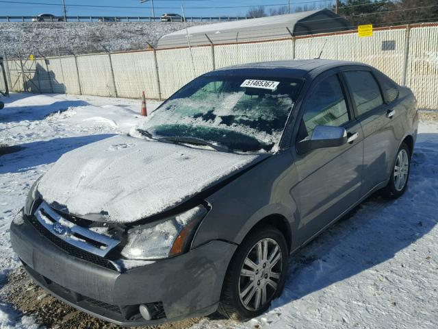 1FAHP3HN5BW177830 - 2011 FORD FOCUS SEL GRAY photo 2