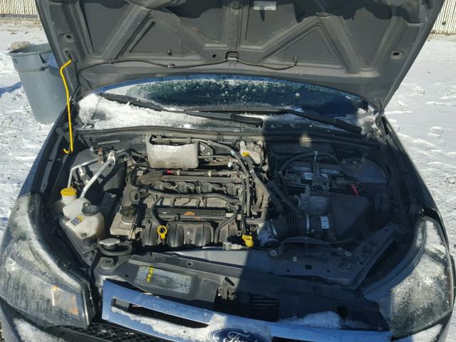 1FAHP3HN5BW177830 - 2011 FORD FOCUS SEL GRAY photo 7