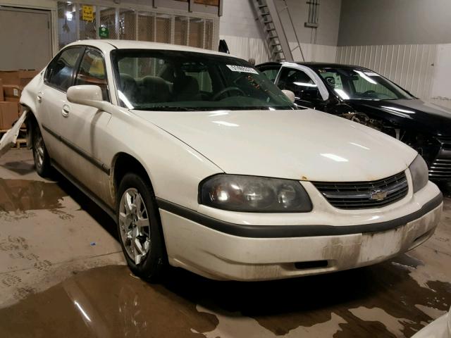 2G1WF52E959286838 - 2005 CHEVROLET IMPALA WHITE photo 1