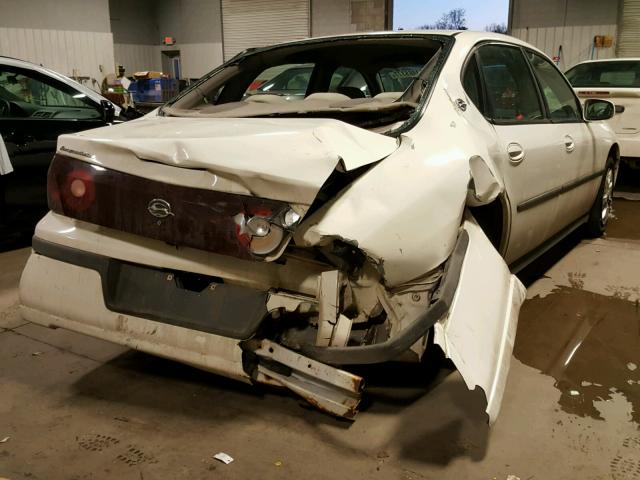 2G1WF52E959286838 - 2005 CHEVROLET IMPALA WHITE photo 4