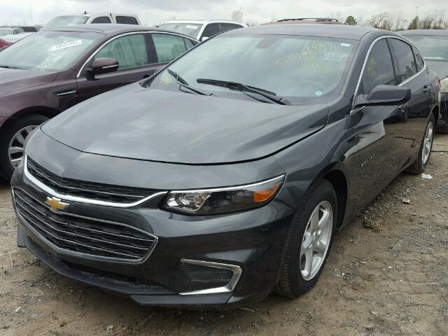 1G1ZB5ST4HF251806 - 2017 CHEVROLET MALIBU LS ნაცრისფერი ფოტო 2