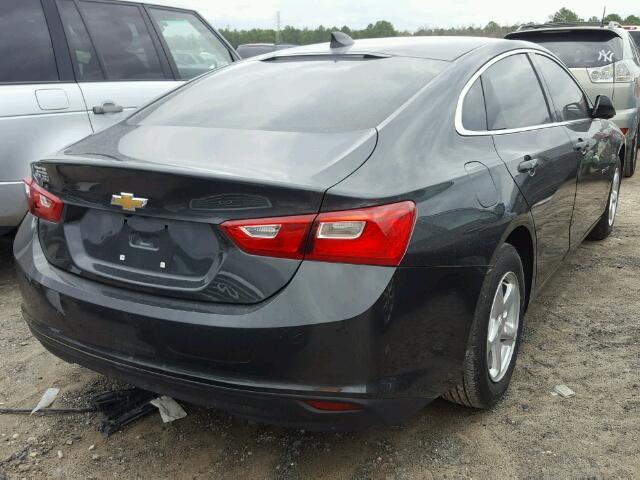 1G1ZB5ST4HF251806 - 2017 CHEVROLET MALIBU LS ნაცრისფერი ფოტო 4