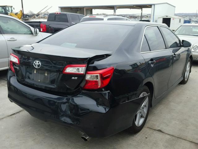 4T1BF1FK5EU747725 - 2014 TOYOTA CAMRY L BLACK photo 4