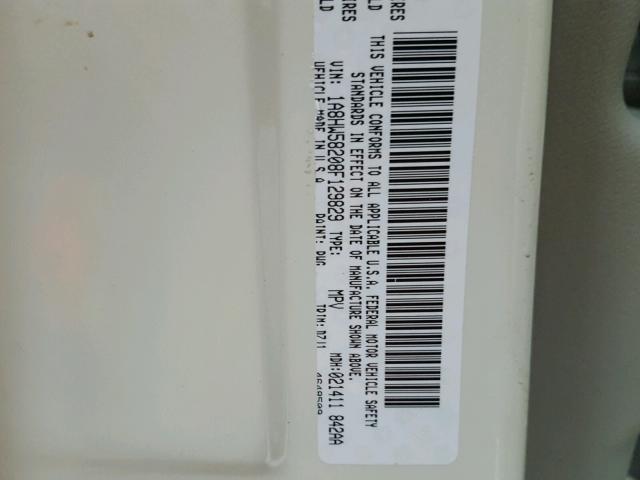 1A8HW58208F129829 - 2008 CHRYSLER ASPEN LIMI 白色 照片 10